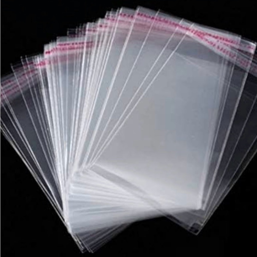 4" x 6" Clear Poly Mailers - 20‎ Pack  - Strong - Self-Sealing